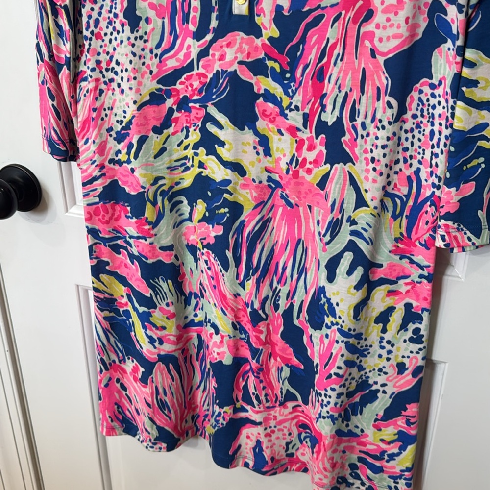 LILLY PULITZER BANYAN DRESS SUNKEN TREASURE SIZE SMALL - Picture 4 of 7